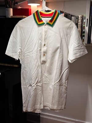 Paul Smith Men's Polo Tricolor Collar Rare Vintage XL