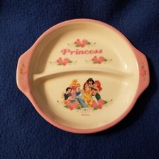 Disney Princesses 2 Section Childs Plate