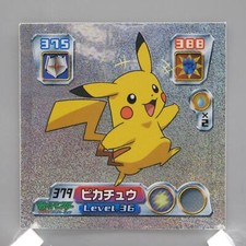 Pikachu Pokemon Sticker Japanese Anime Game Nintendo Abt5.2X5.2cm F/S No.1