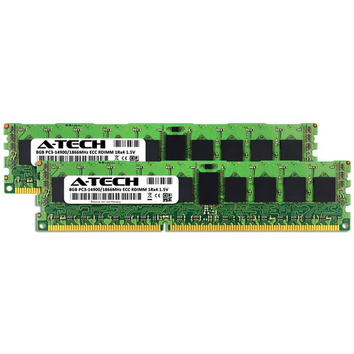 16GB 2x 8GB PC3-14900R RDIMM Supermicro B9DRG-E X9DRG-O-PCIE X9SRi-3F Memory RAM - Picture 2 of 3