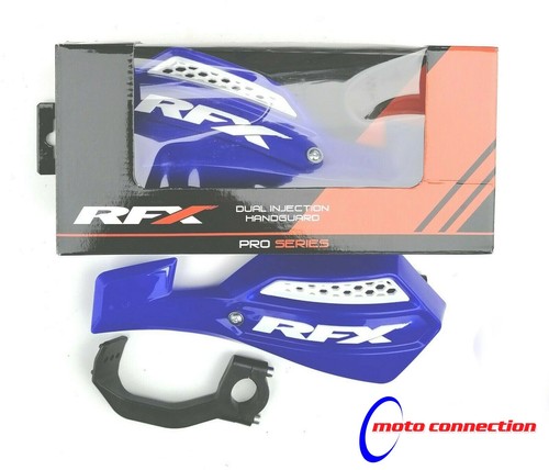 RFX MOTOCROSS HAND GUARDS BLUE / WHITE for YAMAHA YZ80 YZ85 - Picture 2 of 3