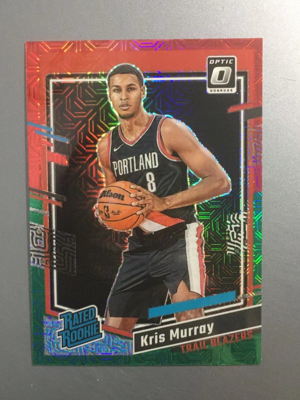 Kris Murray 2023-24 Panini Donruss Optic Choice Red Green Prizm RC #213