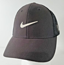 Nike Golf Vapor RZN FLEXFIT Adult M/L Mesh Back Baseball Hat Cap Black