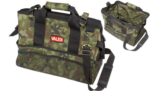 BORSA MIMETICA PORTAUTENSILI PORTA ATTREZZI VALIGIA caccia pesca camping  fai da | eBay