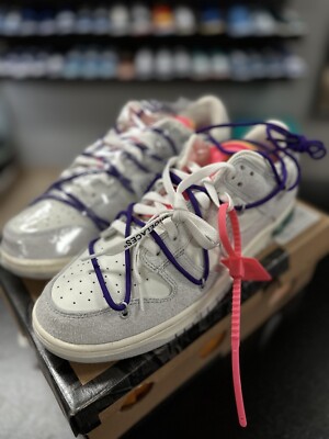 Size 12 - NEW Nike Dunk Low x Off-White Lot 15 of 50 Sneaker Size 12 - NEW Nike Dunk Low x Off-White Lot 15 of 50 Sneaker