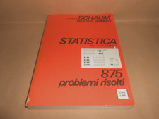 Murray R. Spiegel STATISTICA 875 PROBLEMI RISOLTI COLLANA SCHAUM TEORIA PROBLEMI