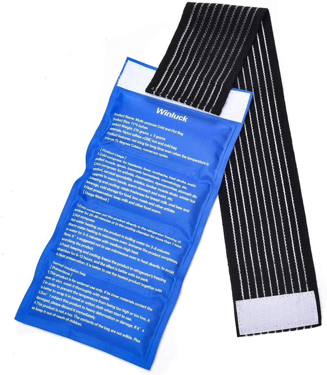 Gel Ice Packs for Injuries Adjustable Wrap for Pain Relief Ice