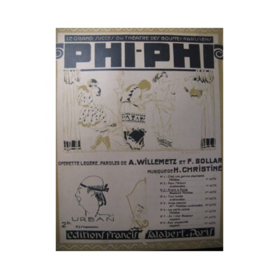 CHRISTINÉ H. Phi-Phi Nr. 3 Gebet zu Pallas Klaviergesang 1918