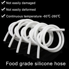 White Silicone Tubing High And Low Temperature Resistant I.D 1 2 3 4 5 6 7 25mm