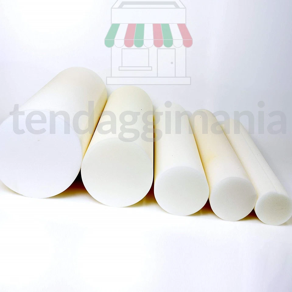 CILINDRO IN GOMMAPIUMA RULLO FOAM POLIURETANO DIVANO LETTO SPUGNA IMBOTTITURA - Immagine 3 di 4
