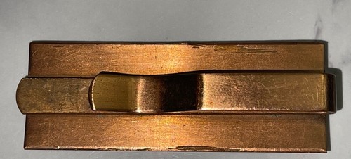 Vintage Copper Enamel Fish Men’s Tie Bar YO-14 - Picture 5 of 6