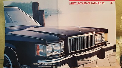 1985 MERCURY GRAND MARQUIS BROCHURE | eBay