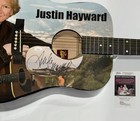 JUSTIN HAYWARD SIGNED CUSTOM ACOUSTIC GUITAR THE MOODY BLUES JSA COA — photo 2