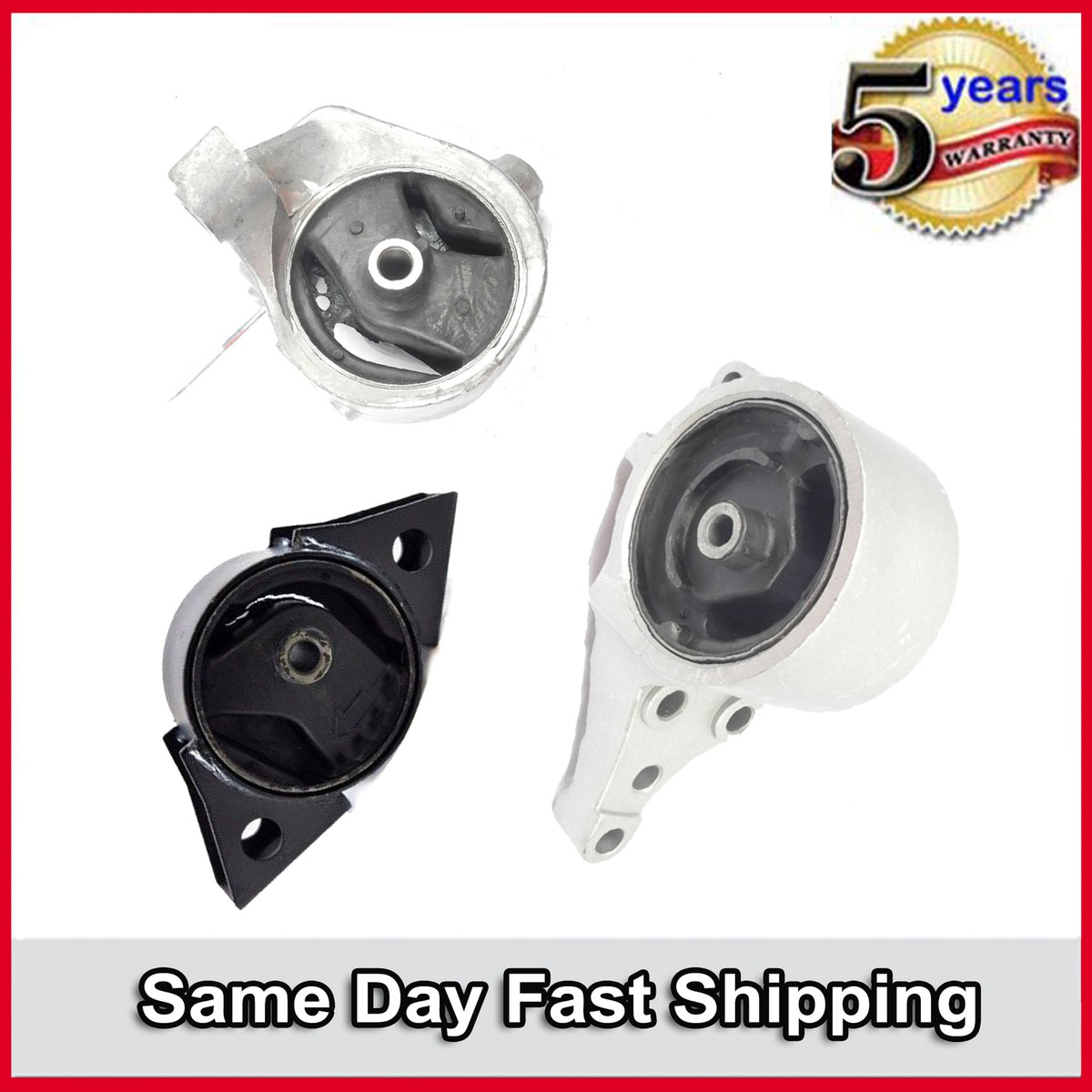 1993-1999 Nissan Altima 2.4L Fits Engine Motor & Trans Mount 3PCS