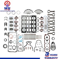 Full Head Gasket Bolts Set w/ Timing Rod Bearing Fits GM Chevy Silverado GMC 5.3