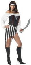 LADY PIRATE BUCCANEER BABE ADULT HALLOWEEN COSTUME WOMEN SIZE MEDIUM