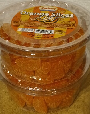 Orange Slices Zachary BRAND Fruit Candy Naturally Flavored 32oz