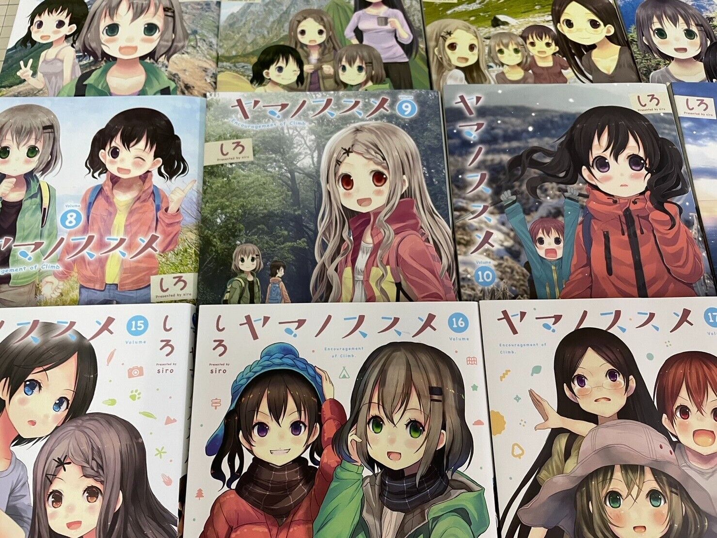 Yama no Susume japanese manga book Vol 1 to 24 set anime siro kawaii comic