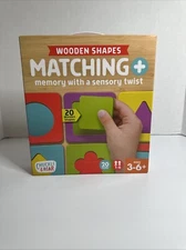 Chuckle & Roar - Matching+ Wooden Sensory Shapes - Logic Puzzles - Premium Wo