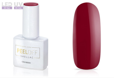 Jolifin UV  LED Peel Off Dual Coat Farbe cranberry Nagelstudio Nailart Neu