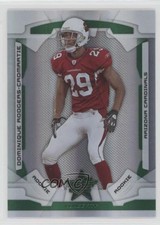 2008 Leaf Rookies & Stars Longevity Emerald 1/49 Dominique Rodgers-Cromartie 0e8