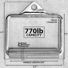 D Handle Cable Attachment   Home Gym Accessory for Cable Machine, D Ring Grip...