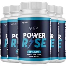 5 Pack Power Rise Pills, Power Rise for Men, PowerRise Advanced Male Support