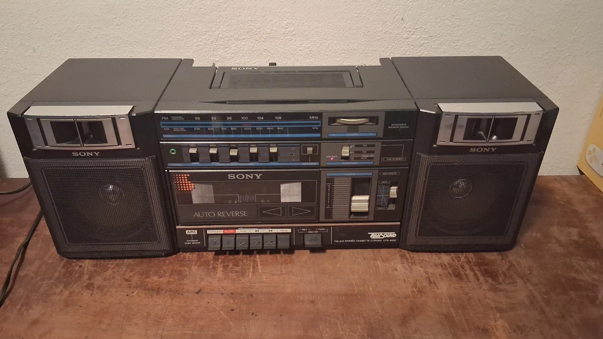 RS-3) SONY ソニー CFS-V980 STEREO ZILBAP ステレオカセット