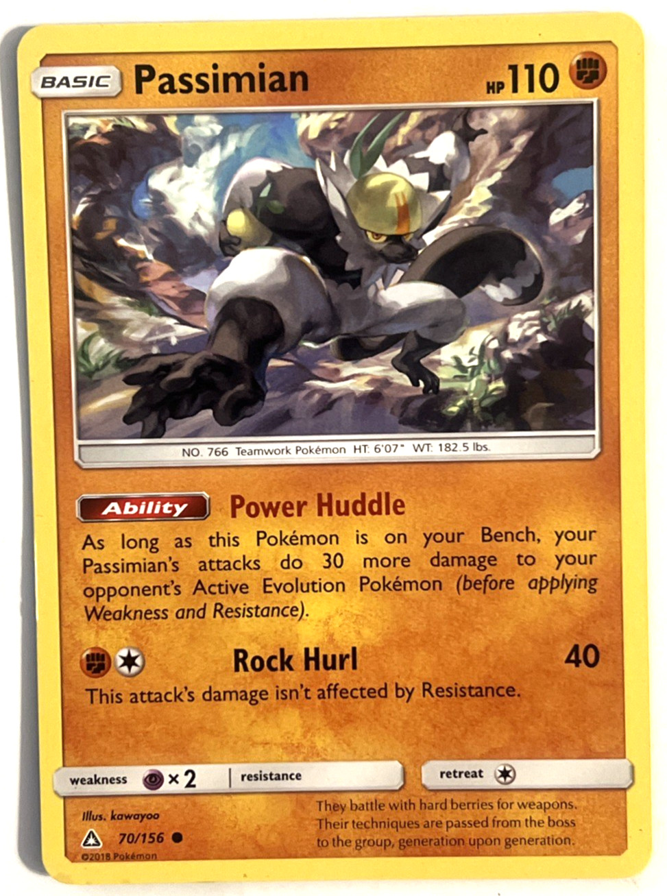 Pokemon - Passimian 70/156 Regular