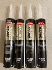 4 Tubes Mulco Supra Expert Thermoplastic Sealant BLACK Exterior 104950 104950Xl