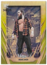 Brooks Jensen - 2026 Topps Chrome WWE - Yellow Refractor /275 - #104