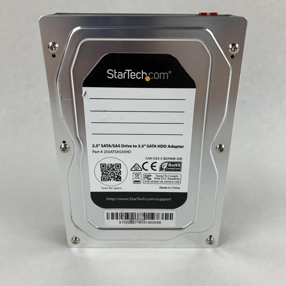 StarTech 25SATSAS35HD 2.5 to 3.5 SATA SAS Hard Drive Adapter - Image 2 of 4