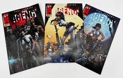 The Agency #1 (Three Variants) 3 x Comic Bundle Top Cow 2001 Paul Jenkins