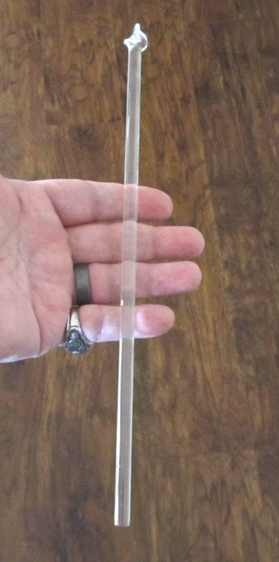 11.5" Glass Stir Stirrer Flask Lab Laboratory Stopper