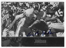 LEE ROY JORDAN CERTIFIED Signed Auto 2011 UD Legends card #24 Alabama Football