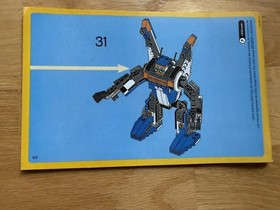 LEGO Creator 3 in 1  Thunder Wings 31008 Instruction Books And Box Gently Played