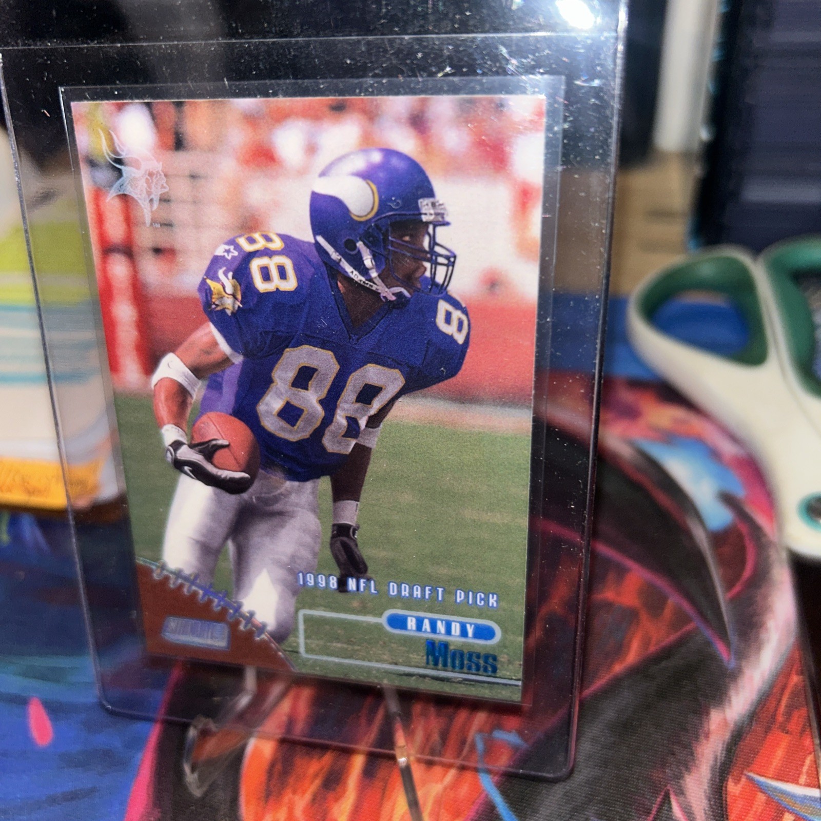 1998 Topps Stadium Club Randy Moss rookie clean clean