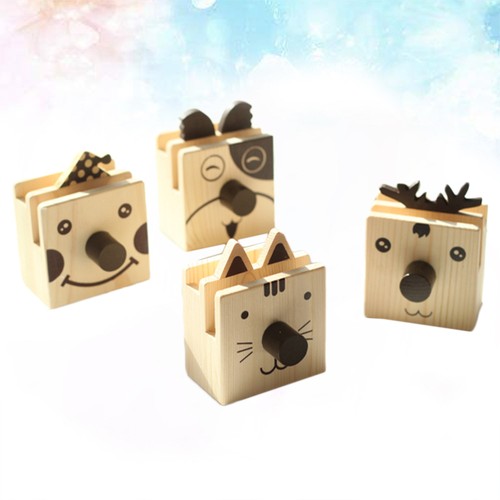 Multifunctional Pen Spectacle Holder Wood Eyeglass Pencil Rack Cartoon - 第 3/12 張圖片