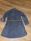 Girls 2T Carters Lightweight Chambray Long Sleeve Denim Dress — photo 5