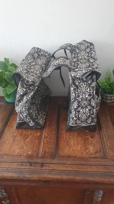 Ultra wasserdichte Doppeltasche Fahrradtasche mit vielen Abschnitten