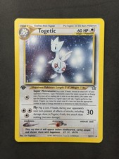 Togetic 16/111 Neo Genesis 1st Edition Holo Rare WoTC Pokemon 2000 Vintage