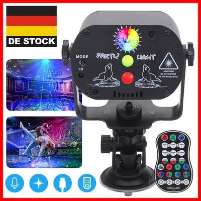 240 Muster Lichteffekt RGB LED Laser Projektor Disco Party Bühnenbeleuchtung USB