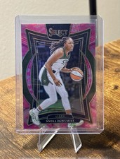 2025 Panini Select WNBA Concourse Nneka Ogwumike #80 Pink Camo Prizm /175