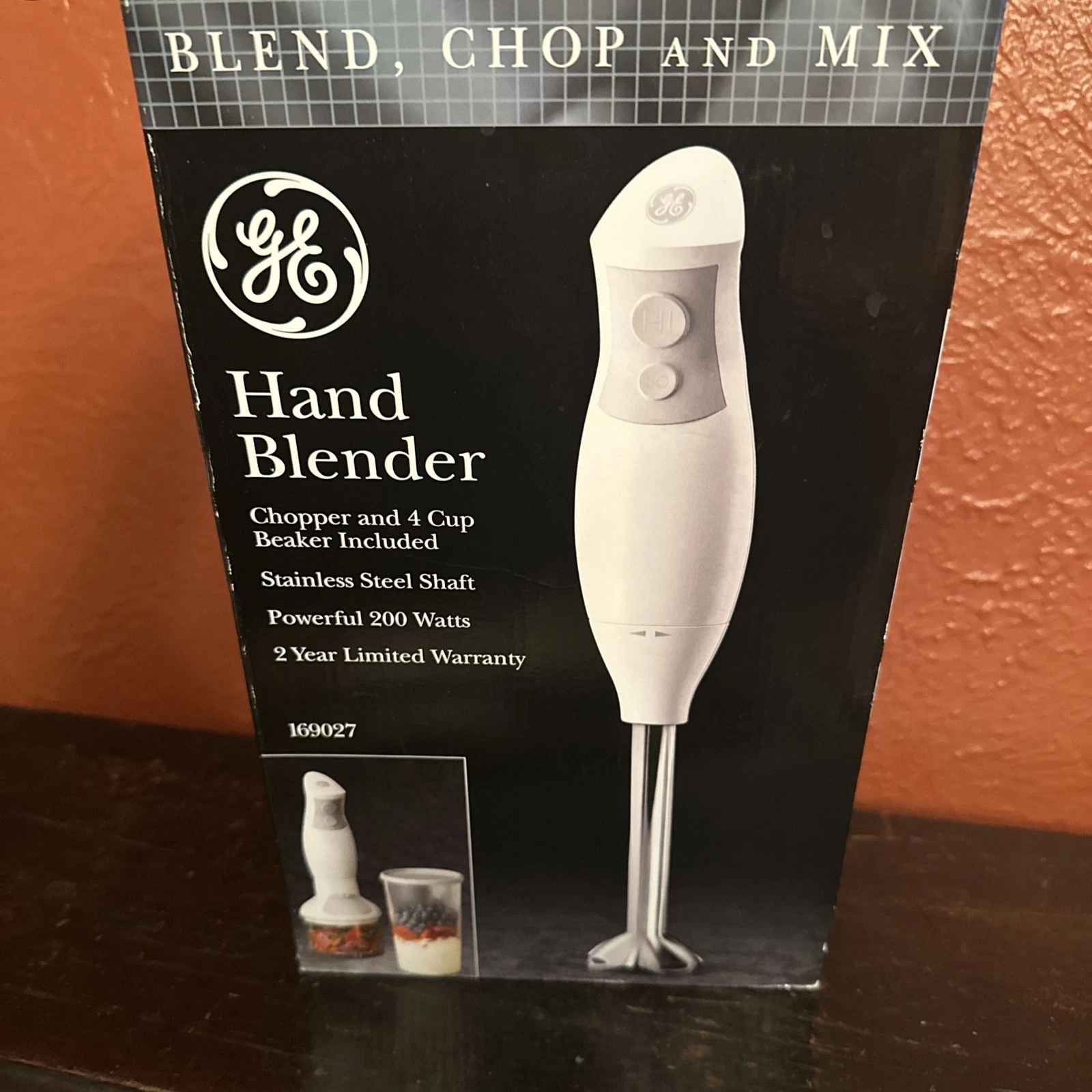 GE Hand Blender 169027 New In Box
Opens in a new window or tab