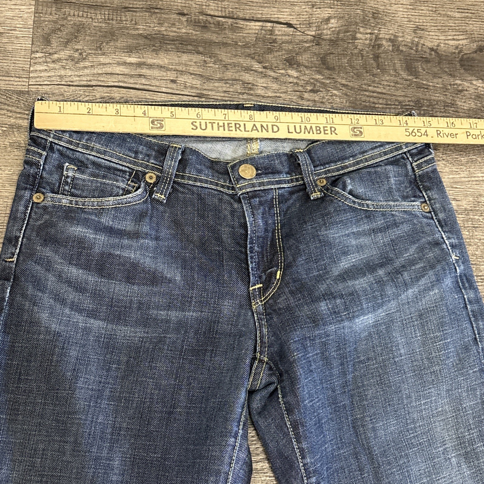 Citizens Of Humanity Womens Straight Leg Jeans 27 Fits 28 X 32.5 - View 9