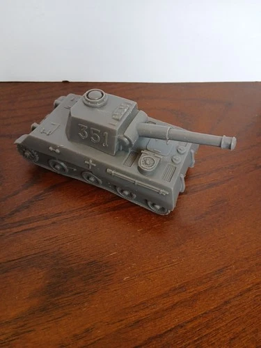Vintage Marx Battleground Dark Gray German #351 Army Tank S - MPC, Timmee