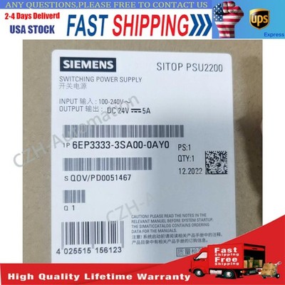 SIEMENS 6EP3333-3SA00-0AY0 SWITCHING POWER SUPPLY PSU2200 NEW IN BOX DHL/FEDEX