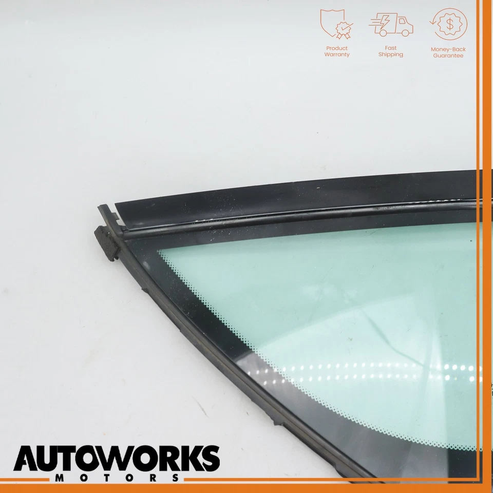 04-09 Jaguar XJR XJ8 VDP X350 X358 Cuarto de puerta lateral derecho ventana vidrio OEM Foto 3 de 4