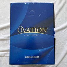 NIB Ovation Deluxe Schooler Helmet Blue Sz S/M English western riding
