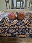 2 Minature Mexican Pottery Hand Painted — photo 4